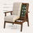 Bridgeview Mid Century Upholstered Accent Chair-1404171778