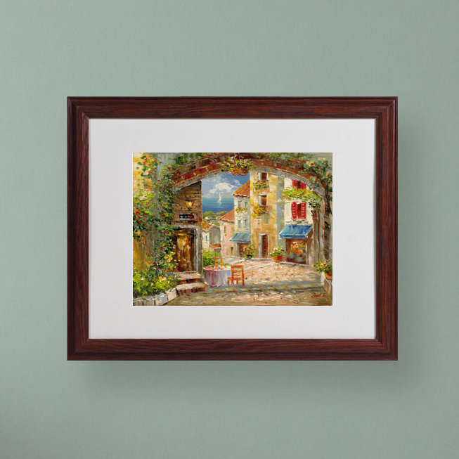 " Capri Isle " by Rio, Brown, 16" H x 20" W x 0.5" D