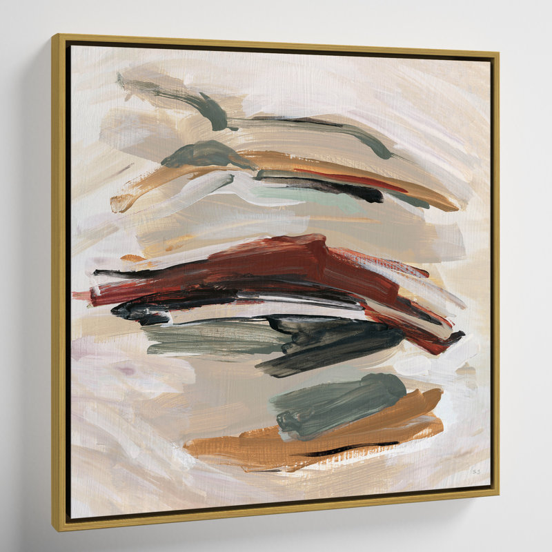 Spring Shadows by Susan Jill, 25.5" H x 25.5" W, Gold 