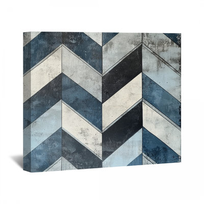 Chevron Canvas Wrap - Geometric Wall Decor