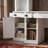 Abigael 88.5'' W Wall Unit Desk With Hutch Bookcase, Drawers, Cabinets, And Open Storage Shelves