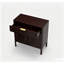 Meuble d'appoint, buffet de rangement autoportant avec tiroirs et placard à portes cintrées, console en bois pour salon/entrée