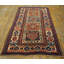 Antique Caucasian Allover Tribal Geometric Wool Hand Knotted Pile 19th Century Rug
