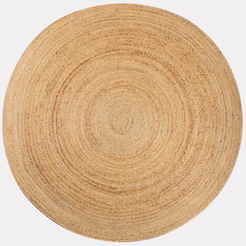 Allanna Jute / Sisal Braided Area Rug, Round 200cm