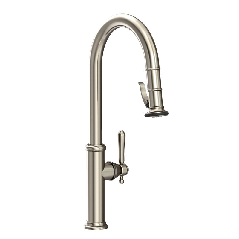 Pull-Down Kitchen Faucet - Trigger Spray, Antique Nickel