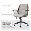 Chaise de bureau Oswina-308944793