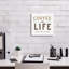 «Coffee Is Life 1» par Melissa Averinos, art mural sur toile-659642804