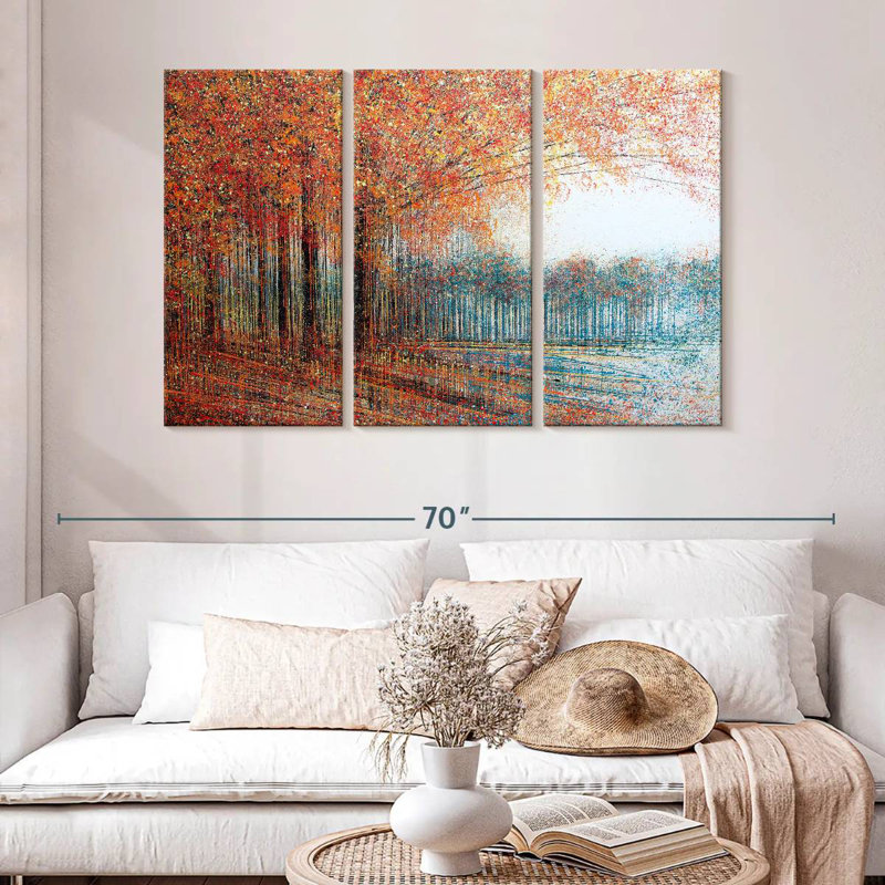 Avery The Red Trees, 32" H x 50" W