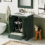 Meuble-lavabo autoportant moderne avec lavabo en céramique-366942501