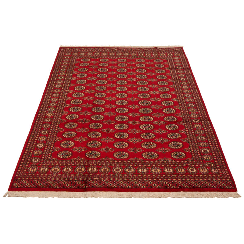 Tapis unique en laine noué à la main 6 pi 7 po x 9 pi 11 po nouvel âge Peshawar