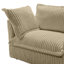Corduroy 2 for Joy - siège profond, coussin rembourré et housse amovible, siège confortable, moderne et moderne
