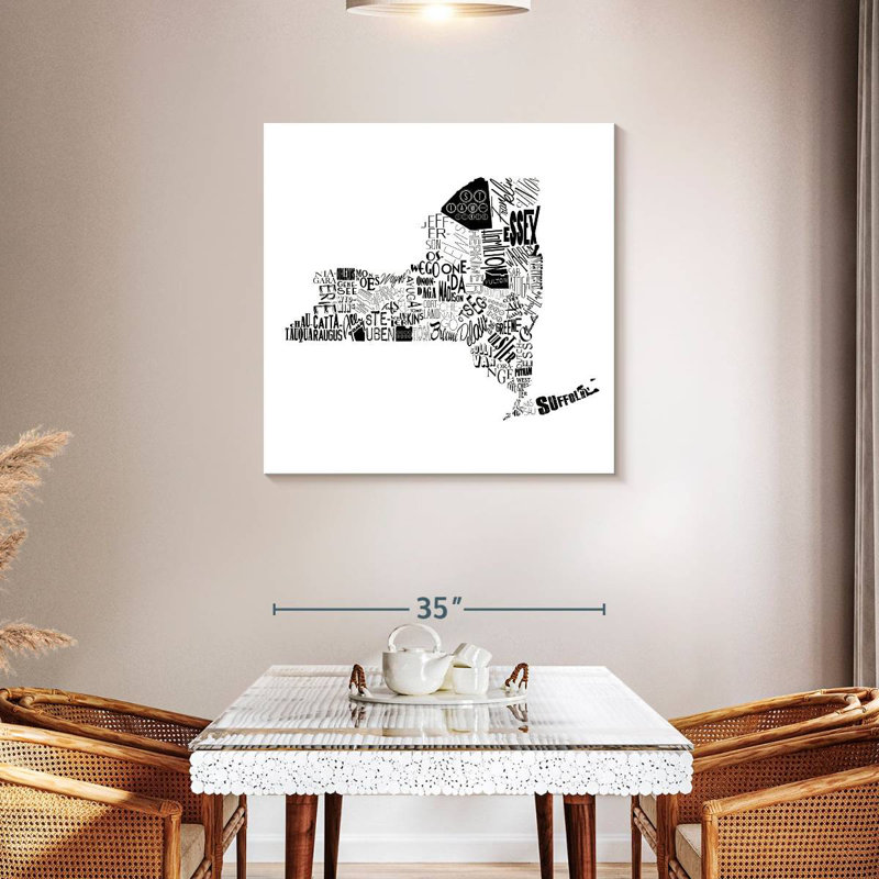 NY I, 36" H x 36" W