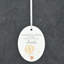 Auntie To Be Oval Shaped Ceramic Ornament