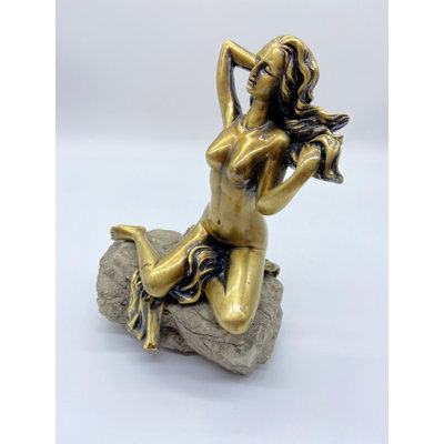 Collings Nude Lady on Rock