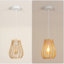 Natural Rattan Lantern Pendant Ceiling Light
