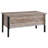 Weathered Oak 4-Drawer Office Desk