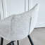 Tabouret de bar en tissu texturé Modern