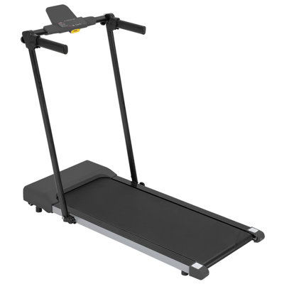 Tapis roulant 2 en 1 sous le bureau, tapis de course électrique pliable de 2,5 CV pour bureau à domicile avec télécommande, noir