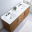 Ensemble de meuble-lavabo autoportant à double cuve 72 po avec plateau en marbre Avignon-121607143-93982837-114248493