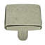 HALTON SQUARE KNOB IN ARTISAN PEWTER FINISH