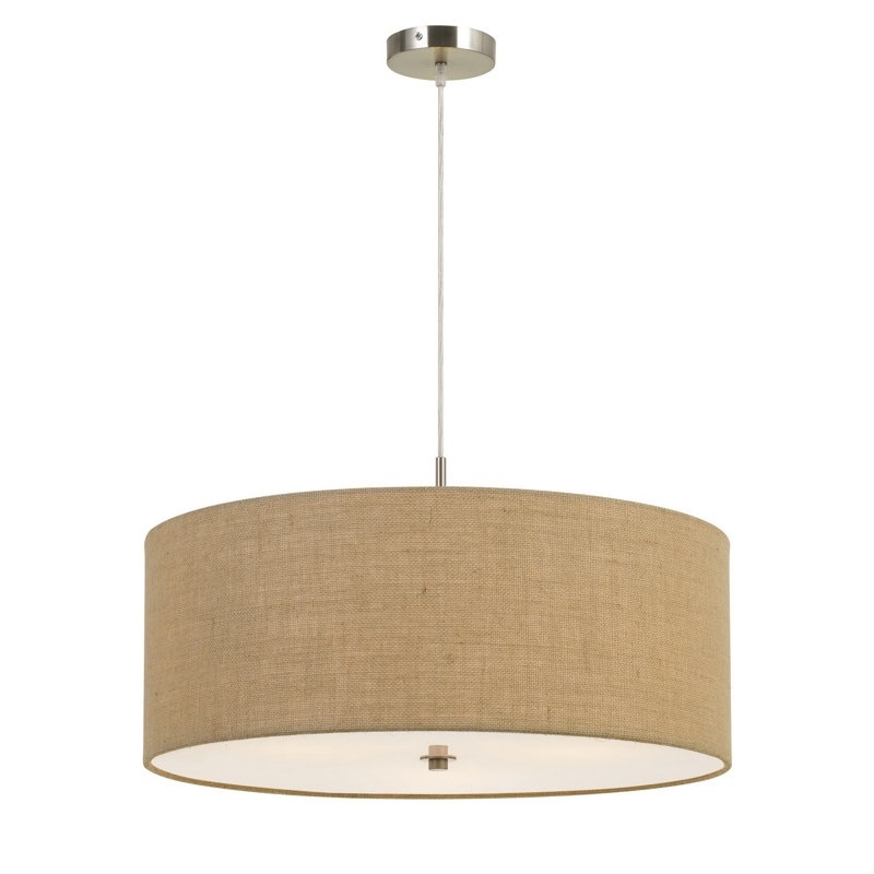 Arleen 3 - Light Drum Chandelier, Burlap
