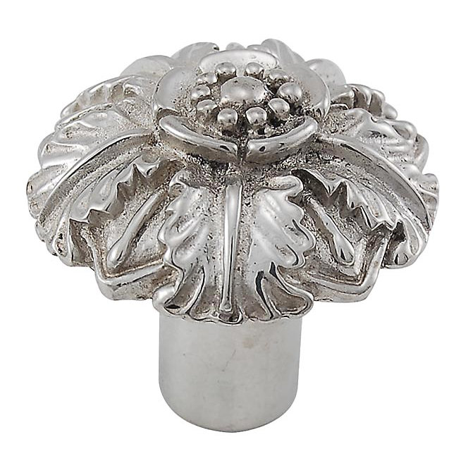 Poignée fantaisie Carlotta, H 1,25 po x l 1,25 po x P 1,25 po, Nickel poli
