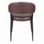 Chaise rembourrée en similicuir