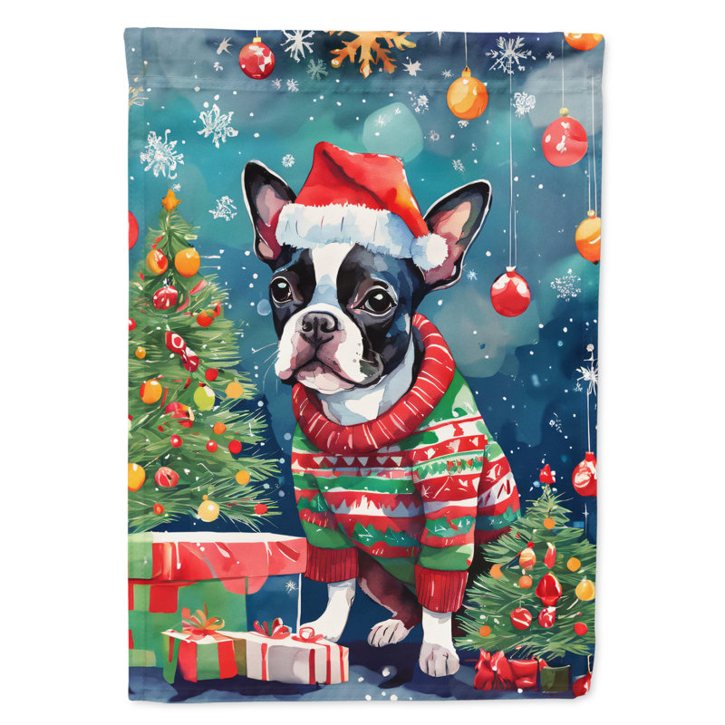 Double Sided Polyester Christmas, 15.5'' H x 11.25'' W