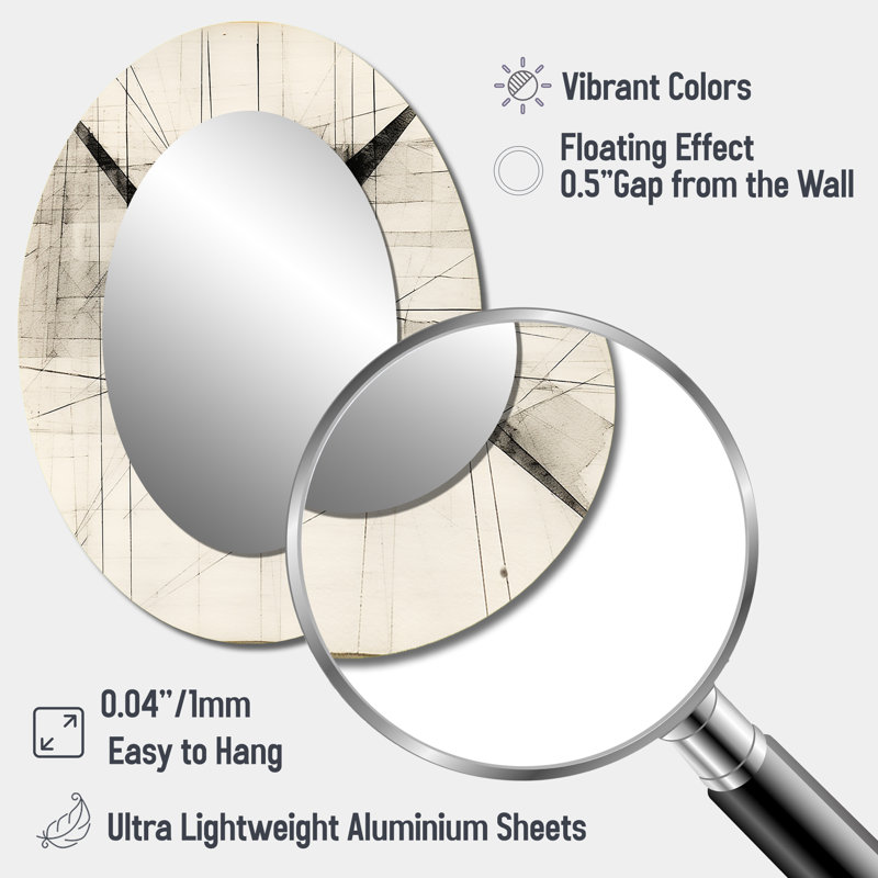 Miroir mural Minimalist, 40 po x 30 po