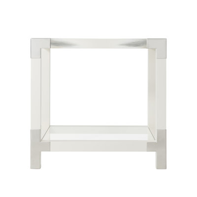 Cutting Edge Glass End Table