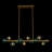 12 - Light Dimmable Bubble Glass Sputnik Modern Linear Chandelier-1925377268-1925377227