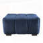 Canapés en chenille bleue - Repose-pieds-604294010