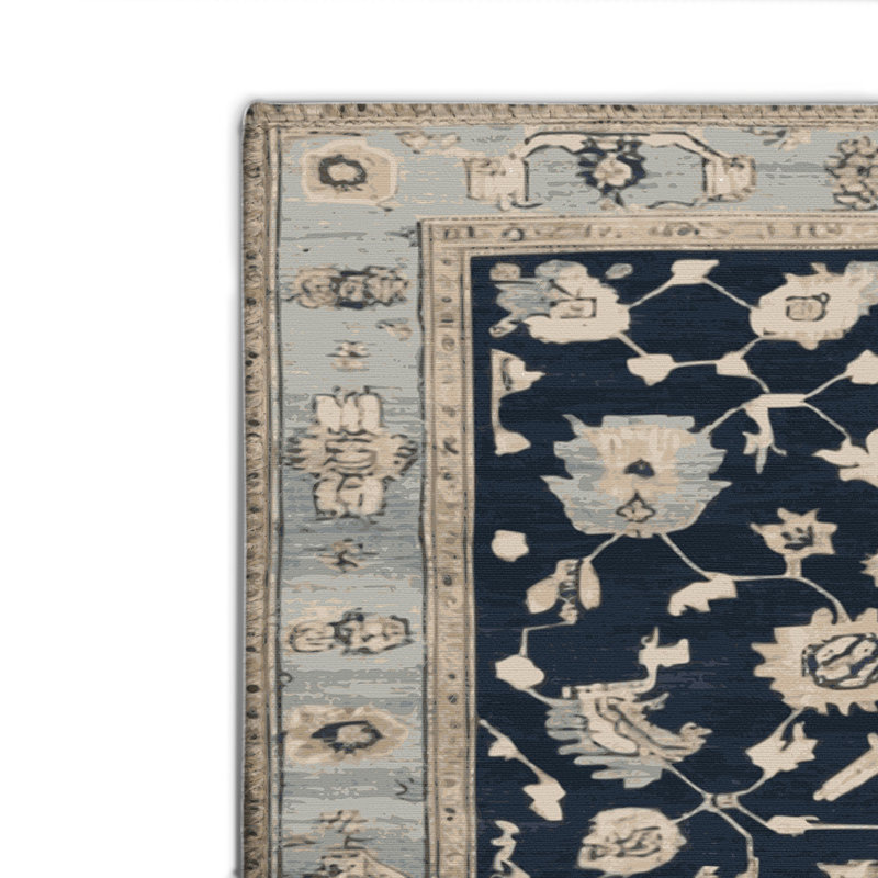 Overdyed Beige Indoor and Outdoor Area Rug, Rectangle 2' x 3'