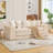 [NEW ARRIVED] [VIDEO PROVIDED]82.25" Convertible Sofa Bed-1142438727