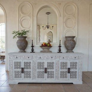 Fazila 102'' Solid Wood Sideboard