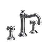 Jacobean Widespread Bathroom Faucet with Drain Assembly