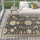 Arden Hand Tufted Wool Navy/Brown/Light Beige Rug