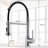 Contemporary Single Handle Lever Kitchen Faucet With Pull Down , , Spring - Down, Multifunctional, Easy Installation Commercial Hole Sink Finish, To Operate, Multifunctional Water Outlet-1031754355