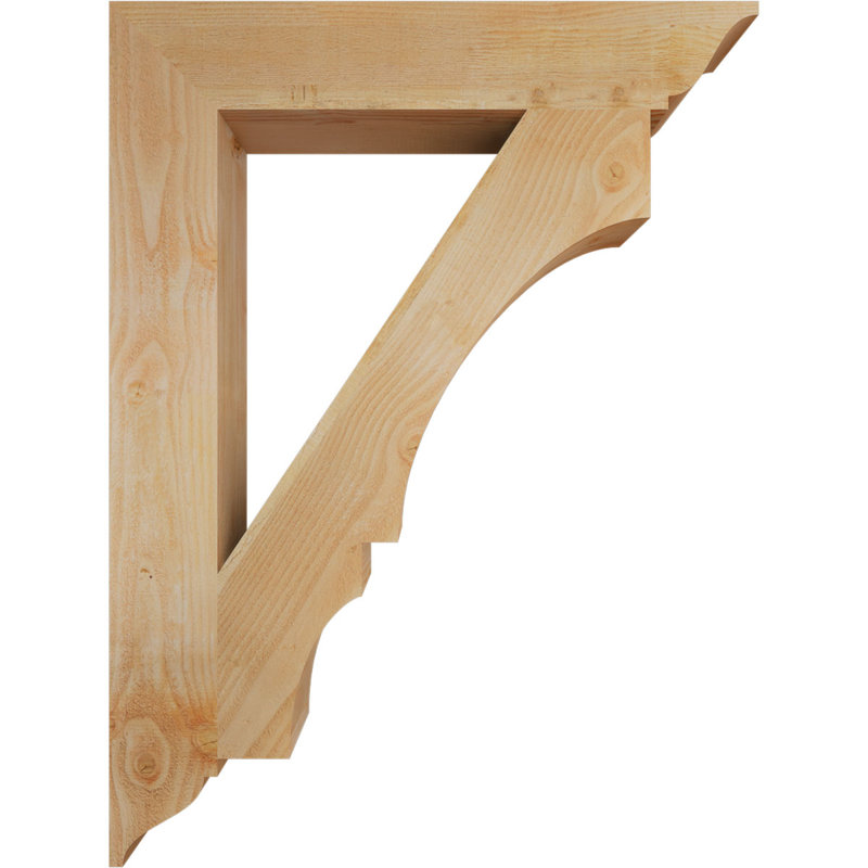 Support traditionnel Balboa, Sapin Douglas scié brut, L 6 po x P 36 po x H 48 po