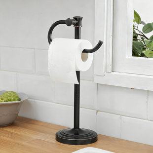 Porte-serviettes sur pied Porte-serviette sur pied Porte-serviettes de salle de bain sur comptoir Porte-serviettes sur pied en acier inoxydable Accessoires de quincaillerie (Bronze)