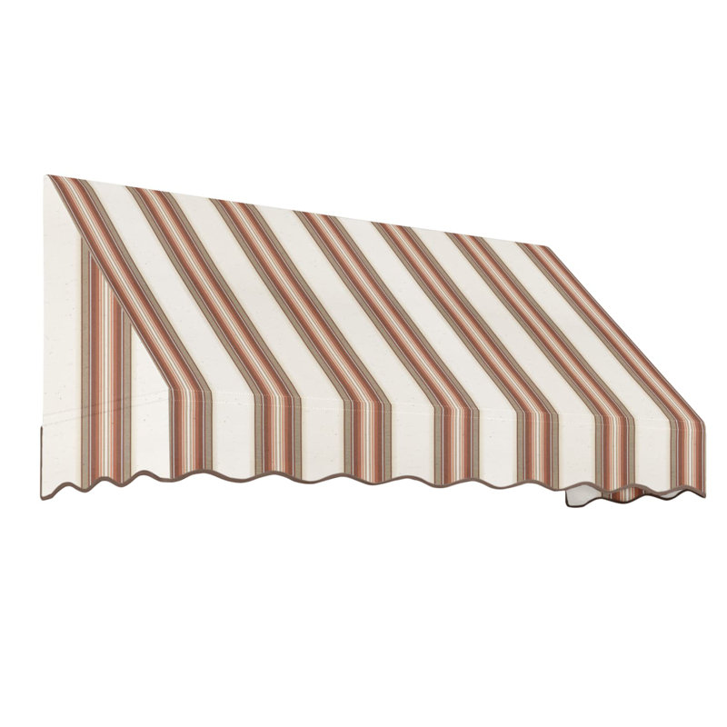 Auvent fixe en tissu acrylique San Francisco Awntech, H 31 po x l 100,5 po x P 24 po