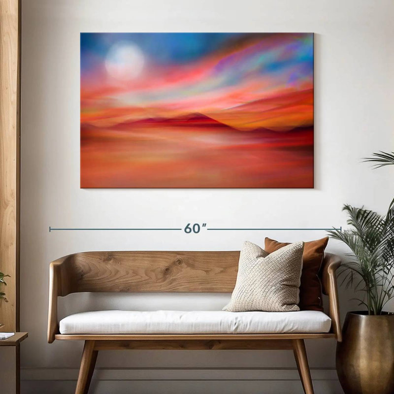 Avery Desert Moon, 32" H x 48" W