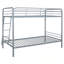 Lit superposé simple au-dessus de simple Silver-133037991-133037992