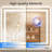 Frameless LED Bathroom Mirror 40x32 Inch, Tempered Glass, Wall-Mounted Vanity Mirror with Anti-Fog, 3 Colors Dimmable Light, Memory Function-1299661631