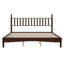 Structure de lit plateforme très grand en bois massif avec tête de lit en bois avec tête de lit en forme de gourde, cadre de lit de style rétro, grand rangement sous le lit-1334849410