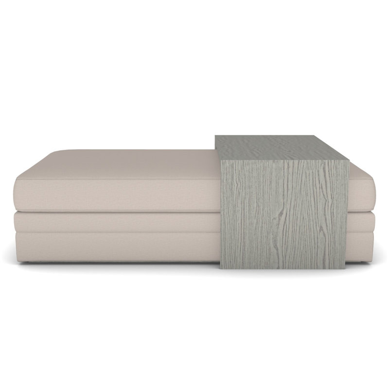 Tour de lit Boyden avec table large, Vapeur Nadia, Gris colombe