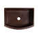 33" Hammered Copper Rounded Apron Front Single Basin Kitchen Sink with Barrel Strap Design