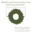 Artificial Canadian Pine Wreath Unlit-1857450675