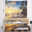 Tapisserie pour îlot tropical avec palmiers seascape paradise tropical-28506232