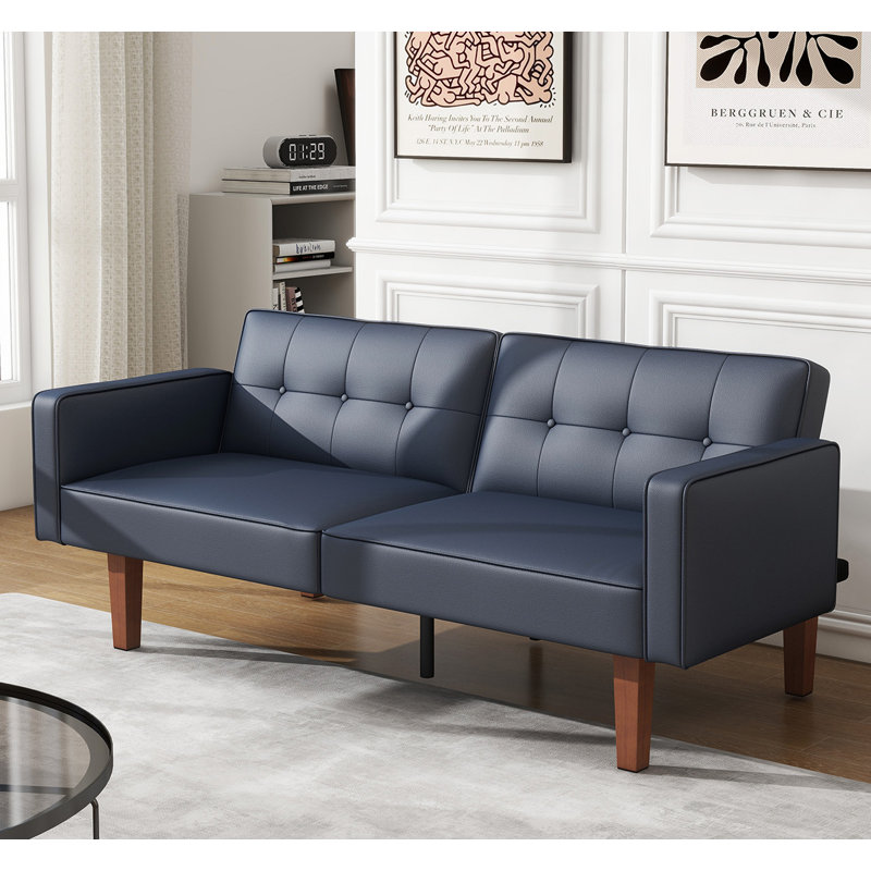 Alexender Futon Sofa Bed Couch Memory Foam Futon Convertible Bed Sleeper for Living Room,Small Space